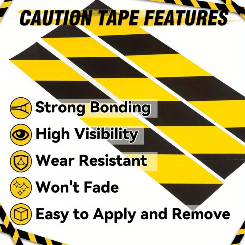 Лента сигнальная YITAPE черно- – обзор и цена Heavy Equipment Hazards